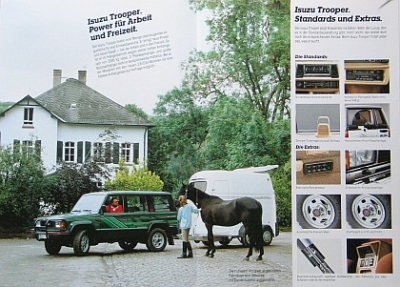Preview: Izuzu Trooper Brochure 12 Pages 1987 izu-t-op871