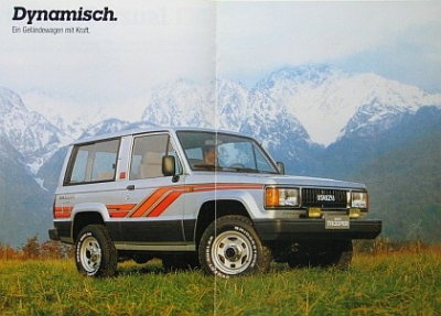 Preview: Izuzu Trooper Brochure 12 Seiten 1987 izu-t-op872