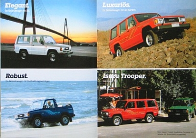 Preview: Izuzu Trooper Brochure 12 Seiten 1987 izu-t-op872