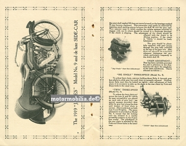 Preview: James Motorrad Katalog 1919