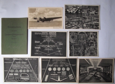 Preview: Junkers Werke Dessau Postkarten + Betriebsordnung Konvolut 1934 jun-kon34
