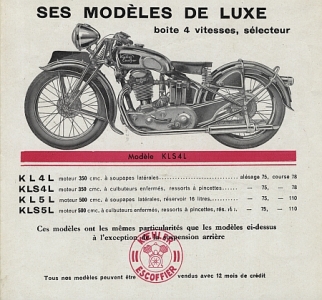 Preview: Koehler Escoffier Motorrad Prospekt 12 Seiten 1939 ke-p39