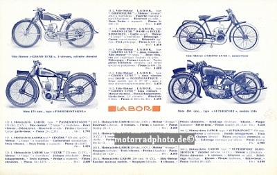 Preview: Labor Motorrad Prospekt 8 Seiten 1936   labo-p36