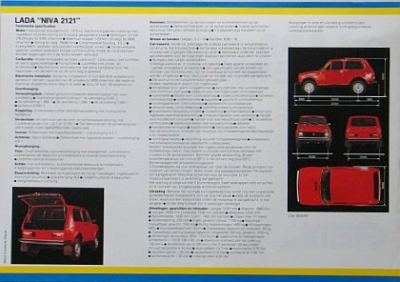 Preview: Lada Niva 2121 Geländewagen Prospektblatt 4 Seiten 1980   lad-op80 Preview: Lada Niva 2121 Geländewagen Prospektblatt 4 Seiten 1980   lad-op80