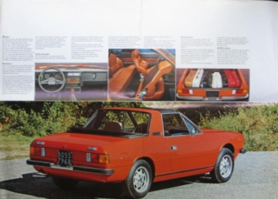 Lancia Beta Spider Automobil Prospekt 3.1977 lan-op006