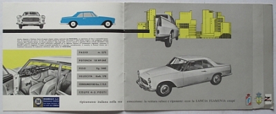 Preview: Lancia Flamina Sport Zagato Brochure 12 Sides  1962  lan-op62 Preview: Lancia Flamina Sport Zagato Brochure 12 Sides  1962  lan-op62