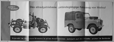Preview: Landrover Serie II  Brochure 8 Sides 1963   lr-op63