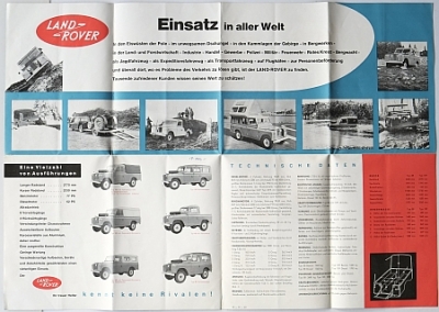 Preview: Landrover Serie II  Brochure 8 Sides 1963   lr-op63