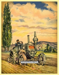 Lanz Mannheim Tractor Poster Layout 1940