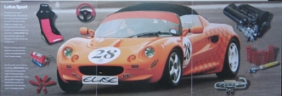 Preview: Lotus Automobil Prospekt Typ Elise Sport 1998   lot-op98 Preview: Lotus Automobil Prospekt Typ Elise Sport 1998   lot-op98