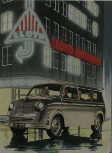 Preview: Loyd Automobile Prospekt Typ LT 600 1955 Loy-op551