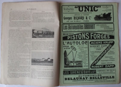 La Vie Automobile Zeitschrift Magazin  21 Sep. 1907    lva21.9.1907