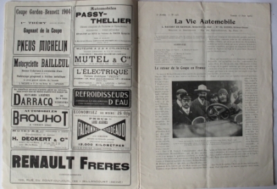 Preview: La Vie Automobile Zeitschrift Magazin  25 Juni 1904   lva25.6.1904 Preview: La Vie Automobile Zeitschrift Magazin  25 Juni 1904   lva25.6.1904