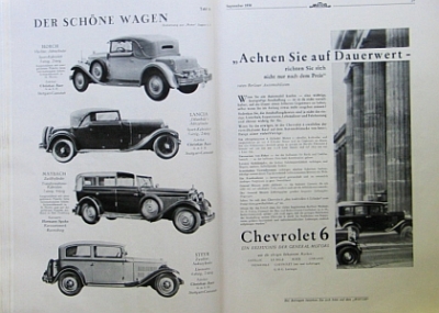 Preview: Motor Gustav Braunbeck Heft 9  9.1930 66 Seiten m-h0930