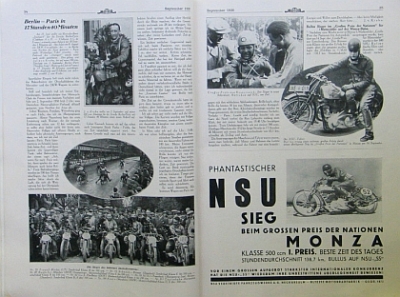 Preview: Motor Gustav Braunbeck Heft 9  9.1930 66 Seiten m-h0930