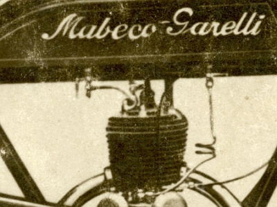 Preview: Mabeco-Garelli Motorrad Postkarte  ca. 1926    ma-ga-13