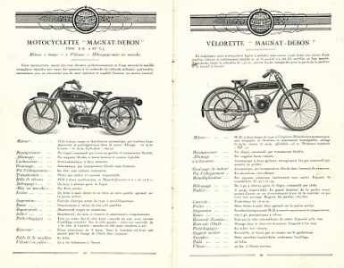 Preview: Magnat Debon Motorrad + Fahrrad  Prospekt 1918 md-p18