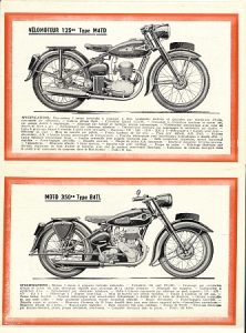 Preview: Magnat Debon Motorrad Prospekt  8 Seiten 1952  md-p52