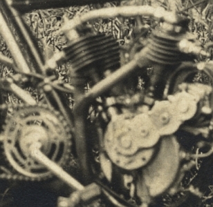 Preview: Magnat Debon Motorrad Foto Typ 4 H.P. um 1910 md-f03