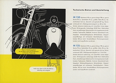Preview: Maico Motorrad Prospekt  6 Seiten  1950 mai-p50