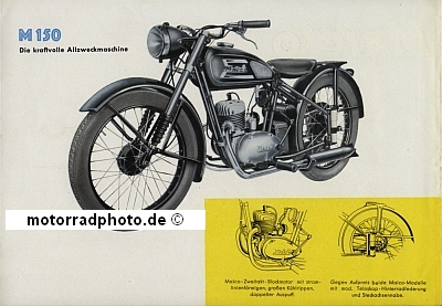 Preview: Maico Motorrad Prospekt  6 Seiten  1950 mai-p50