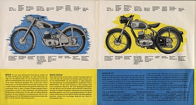 Preview: Maico Motorrad Prospekt  6 Seiten  1954 mai-p54