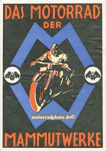 Mammut Motorcycle Poster  appx. 1929   mam-po02