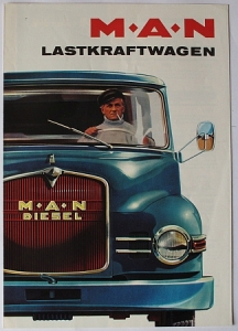 MAN Truck  Brochure 6 Sides  1982  man-82