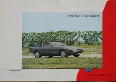 Maserati Automobil Brochure/File 1979 maser-op792