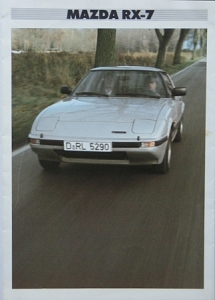 Mazda Automobil Brochure Typ RX-7 1983  maz-aop831