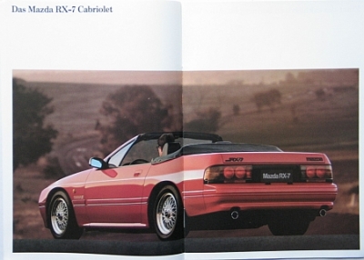 Preview: Mazda Automobil Prospekt Typ RX-7 2.1989   maz-aop891 Preview: Mazda Automobil Prospekt Typ RX-7 2.1989   maz-aop891