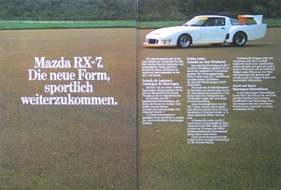 Preview: Mazda Automobil Prospek Typ RX-7 2.1981  maz-aop811 Preview: Mazda Automobil Prospek Typ RX-7 2.1981  maz-aop811