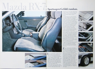 Preview: Mazda Automobil Prospekt Typ RX-7  1.1985   maz-aop851 Preview: Mazda Automobil Prospekt Typ RX-7  1.1985   maz-aop851