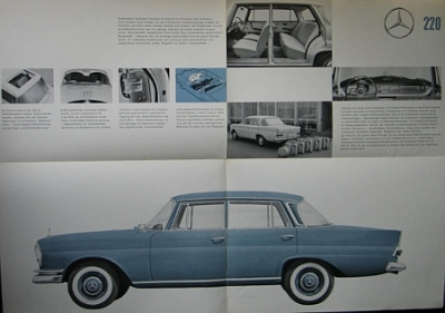 Preview: Mercedes Benz Prospekt Typ 220 7.1961 mb-p611