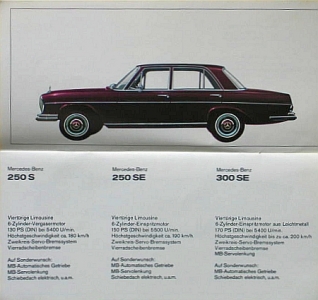 Mercedes Benz Automobil Prospekt 2.1967 mb-op0671