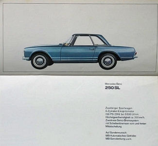 Mercedes Benz Automobil Prospekt 2.1967 mb-op0671