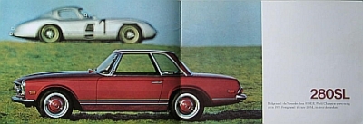 Mercedes Benz Prospekt/Programm USA 1968 mb-p681