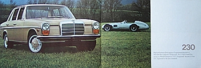 Mercedes Benz Prospekt/Programm USA 1968 mb-p681