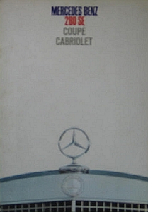 Mercedes Benz Automobil Brochure Typ 280 SE 12.1968 mb-op0682