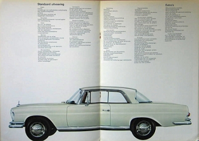 Preview: Mercedes Benz Automobil Brochure Typ 280 SE 12.1968 mb-op0682