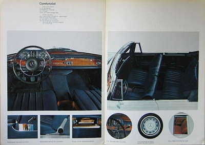 Preview: Mercedes Benz Automobil Brochure Typ 280 SE 12.1968 mb-op0682