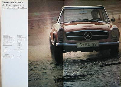 Mercedes Benz Automobil Brochure 8.1969 mb-op0692