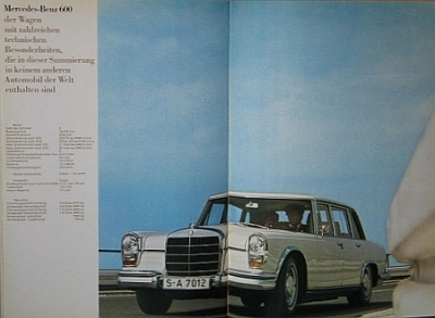 Mercedes Benz Automobil Brochure 8.1969 mb-op0692