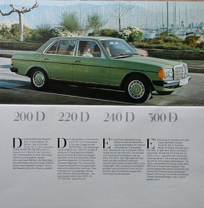 Mercedes Benz Prospekt/Programm 7.1977 mb-p771