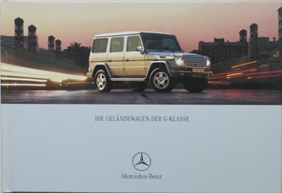 Mercedes Benz Geländewagen Prospekt 62 Seiten 6.2002  mb-g-op02