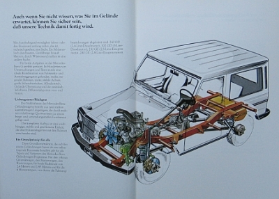 Preview: Mercedes Benz Offroad Brochure 52 Pages 8.1983  mb-g-op83