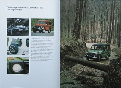 Preview: Mercedes Benz Offroad Brochure 52 Pages 8.1983  mb-g-op83