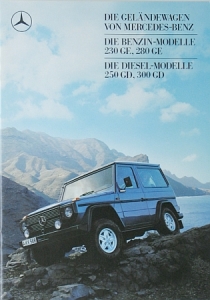 Mercedes Benz Offroad Brochure 30  Pages 8.1987  mb-g-op87