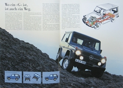 Preview: Mercedes Benz Offroad Brochure 30  Pages 8.1987  mb-g-op87
