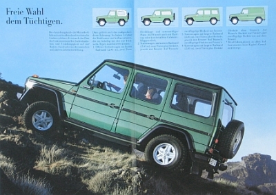 Preview: Mercedes Benz Offroad Brochure 30  Pages 8.1987  mb-g-op87